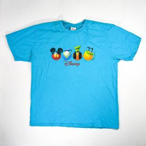 Vintage Disney Mickey Goofy Donald Pluto Icons T-Shirt - XL